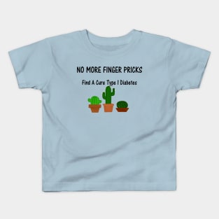 NO MORE PRICKS - DIABETES Kids T-Shirt